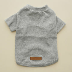 Basic Plain T-Shirt – Gray