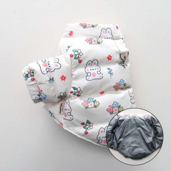 Bunny Duck-Down Thermal Puffer – Ivory