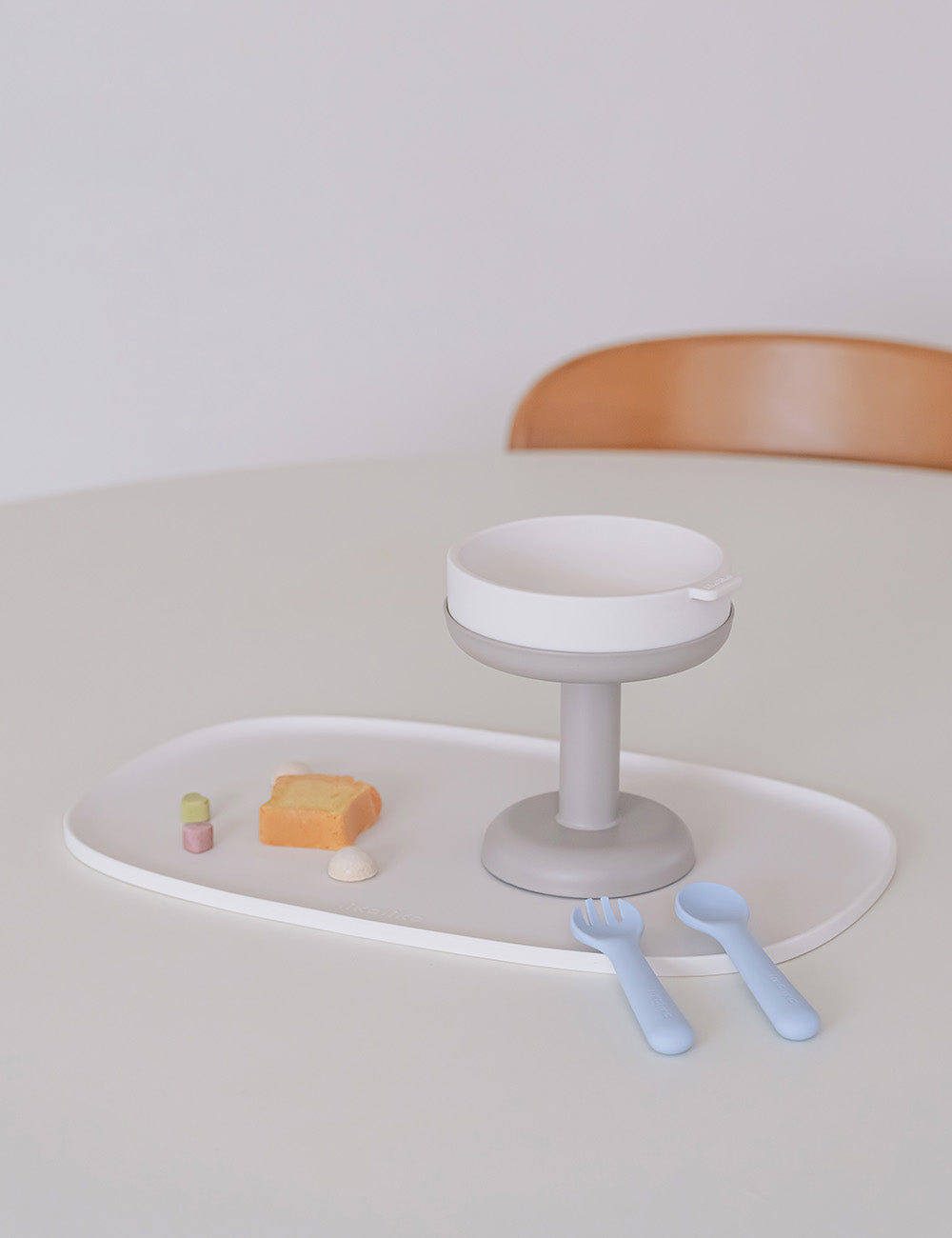 Tastill Silicone Bowl & Metal Stand Set 2 Colors