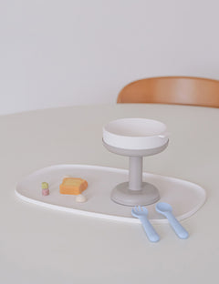 Tastill Silicone Bowl & Metal Stand Set 2 Colors
