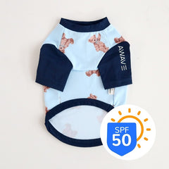 Ribbon Bear Rash Guard – Navy