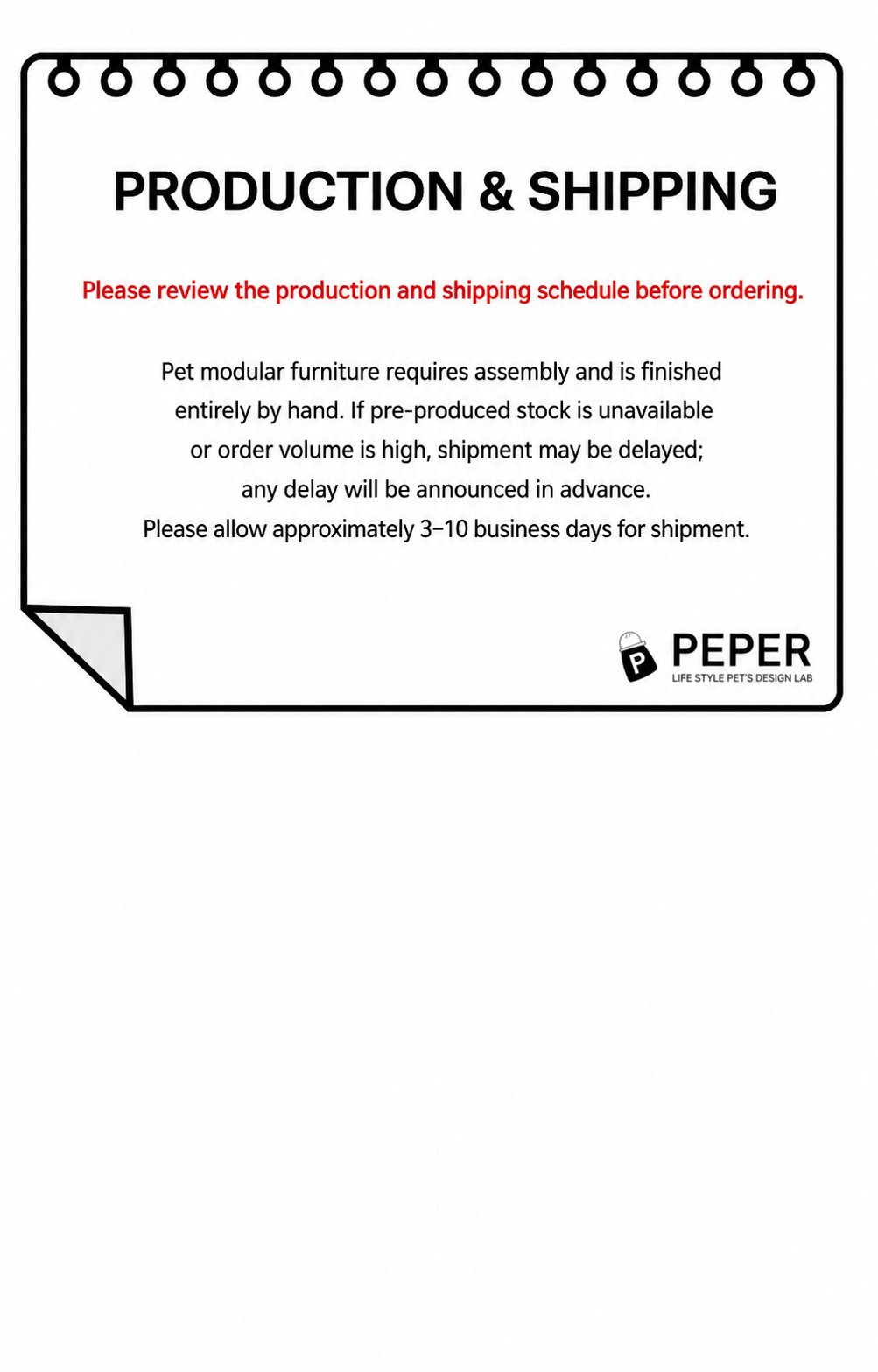 Peper Lab product detail image in English