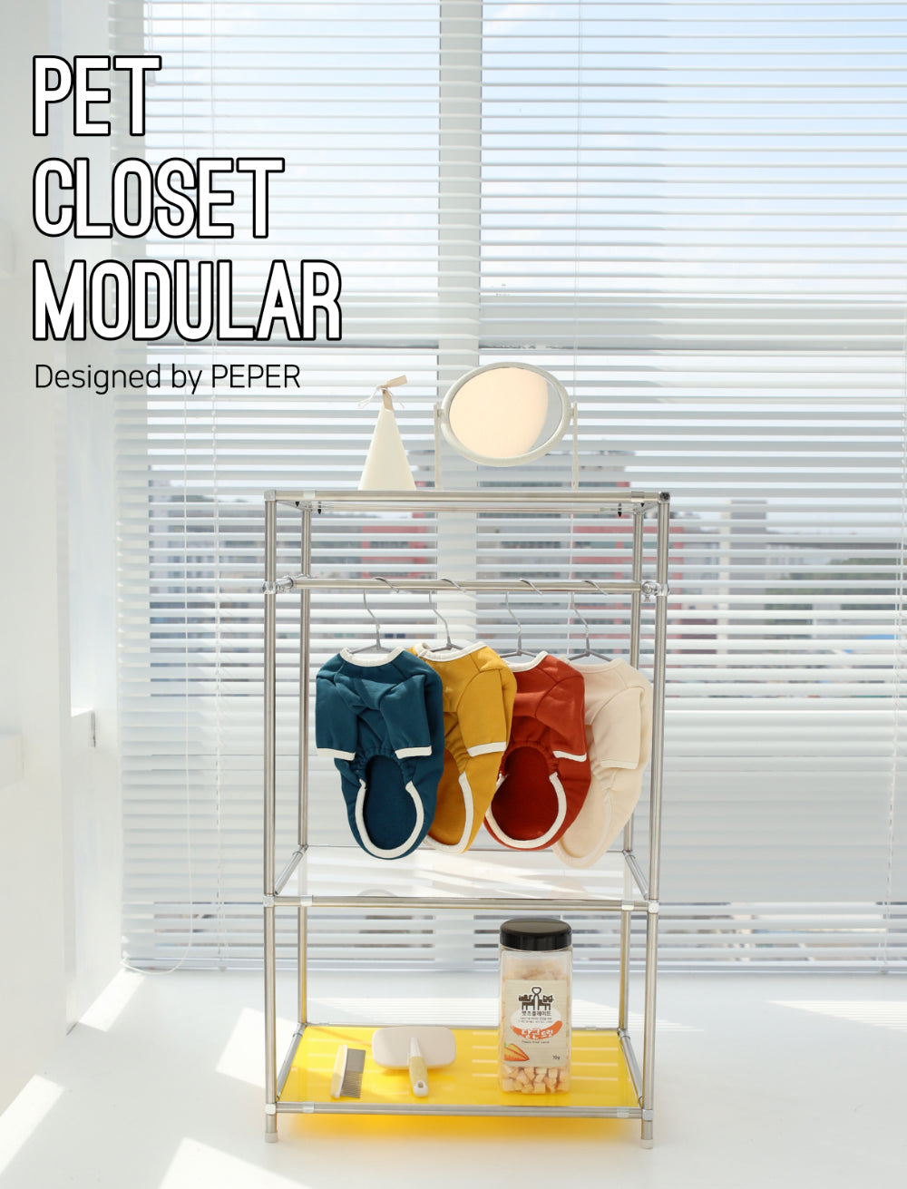 Modular Pet Wardrobe – 4 Colors